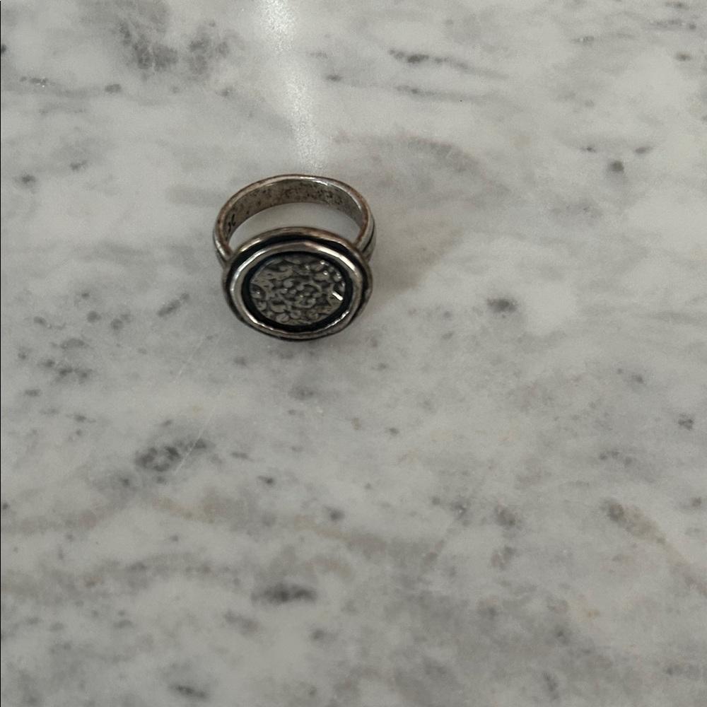 Sterling Silver Textured Ring